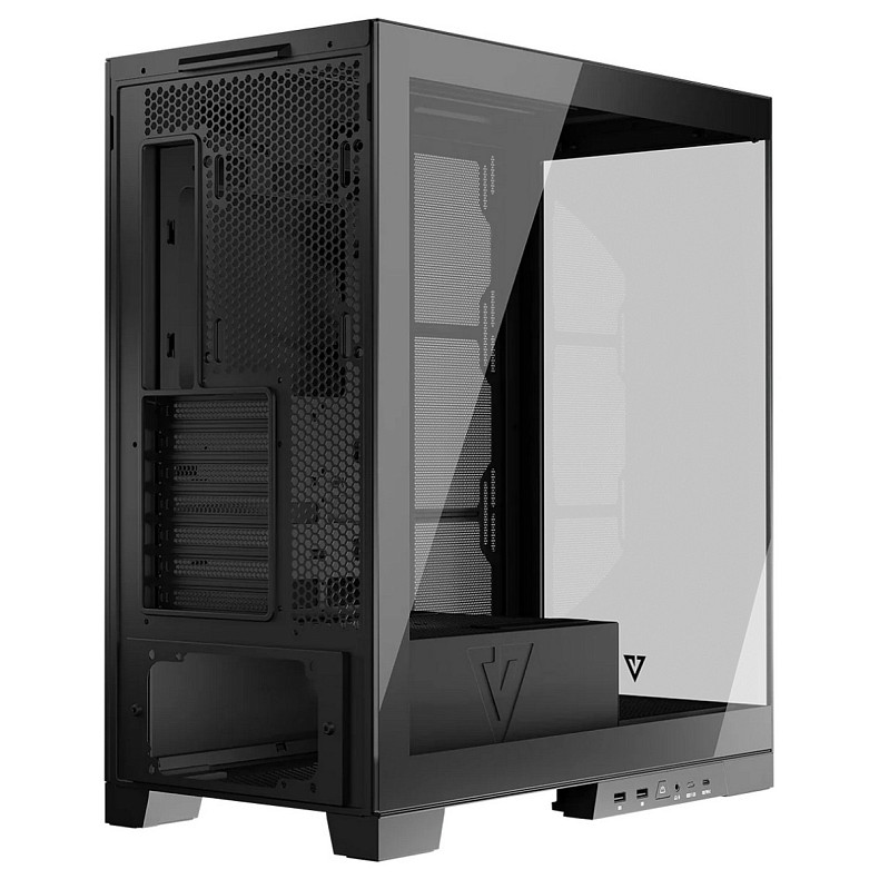 Корпус Modecom VOLCANO SPACE APEX w/o fans MIDI USB 3.0x2+TYPE-C BLACK без БП ATX