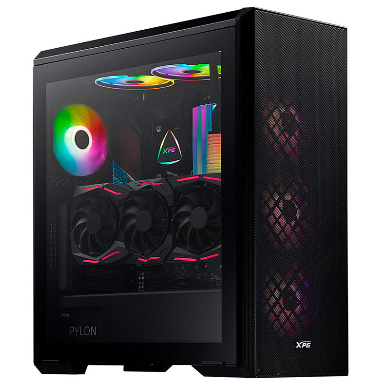 Корпус ADATA ATX BLACK DEFENDER-BKCWW