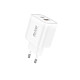 Зарядний пристрій Foneng PD30W (1xUSB, 1xType-C) White (EU52-CH)