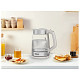 Электрочайник Tefal Glass Kettle 1.7л, стекло, с подсветкой, бело-серебряный