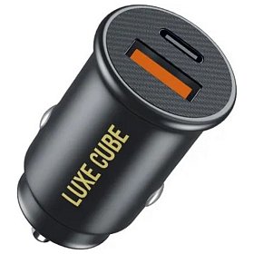 Автомобильное зарядное устройство Luxe Cube 20W (2USBх3A) Black (9988449841235)