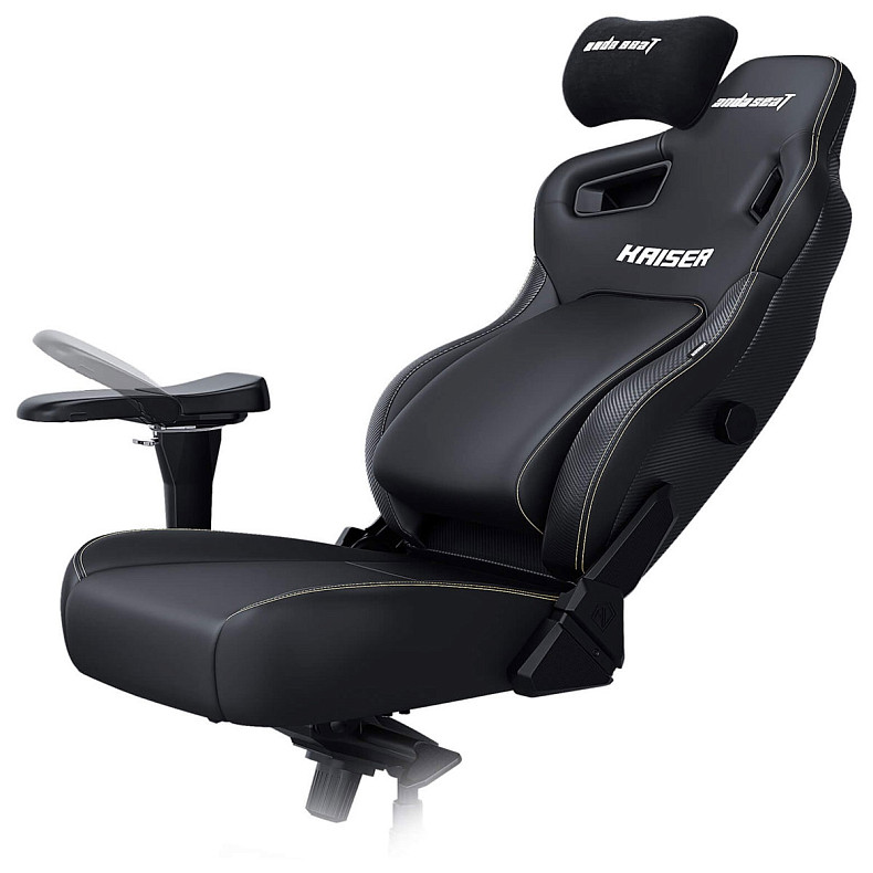 Кресло игровое Anda Seat Kaiser 4 Black PVC Size XL