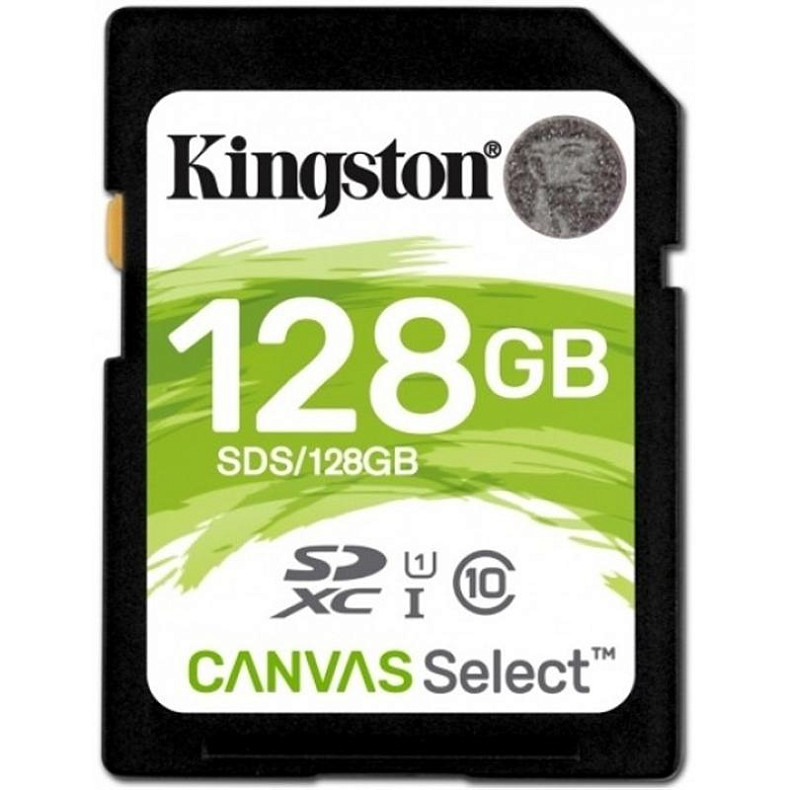 Карта памяти Kingston 128GB SDXC C10 UHS-I R80MB/s