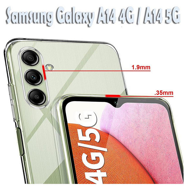 Чeхол-накладка BeCover для Samsung Galaxy A14 SM-A145/A14 G5 SM-A146 Transparancy (708971)