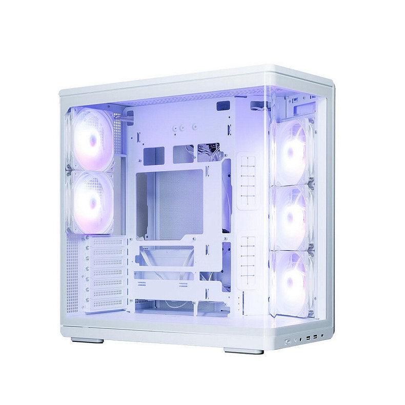 Корпус Zalman P60 без БЖ, 2xUSB3.0, 1x Type C, 3x120мм ARGB Reverse, 2x120мм ARGB, VGA 435мм, LCS re