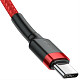 Кабель USB Type-C Baseus Cafule PD2.0 60W flash charging USB Type-C 20V 3A 1M Red (CATKLF-G09)