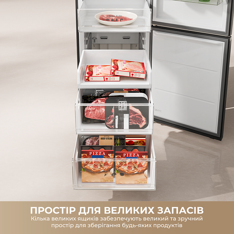 Холодильник DREAME MegaPro 185cm E class-White