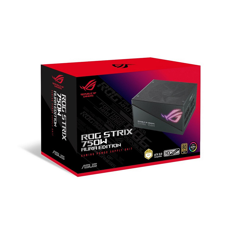 Блок живлення Asus ROG Strix PCIE5 750W Gold Aura Edition (90YE00P3-B0NA00)