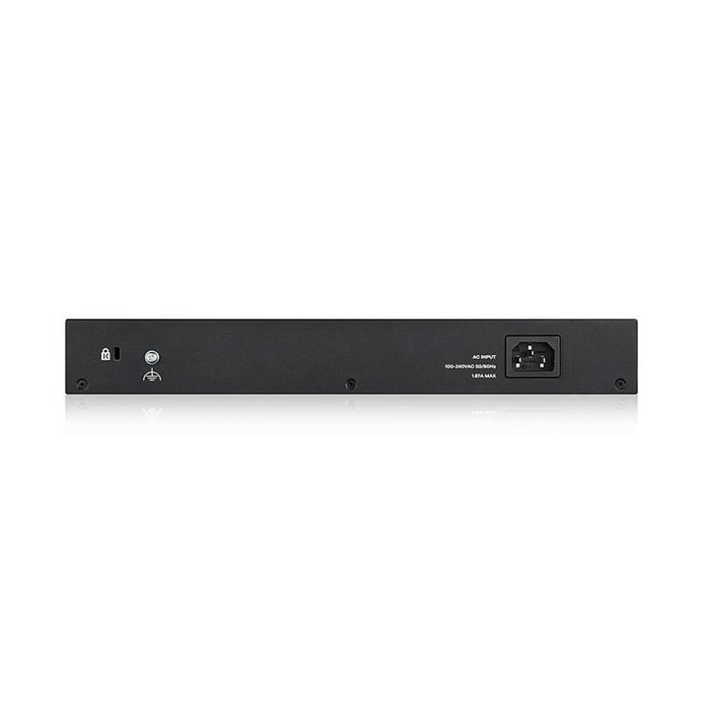 Комутатор ZYXEL GS1900-24EP (GS1900-24EP-EU0101F) (12xGE PoE, 12хGE, max POE 130W, WebSmart)