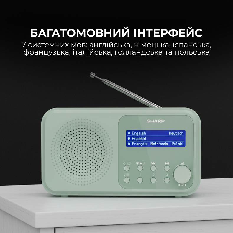 Радіоприймач Sharp DR-P420 Green