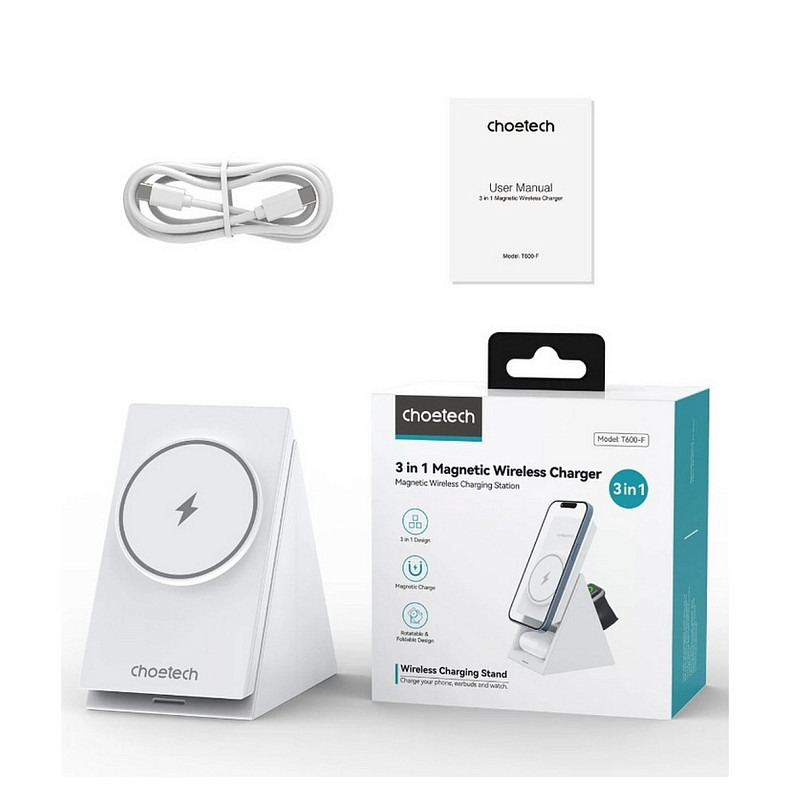 Беспроводное зарядное устройство для Choetech T600-F 15W.