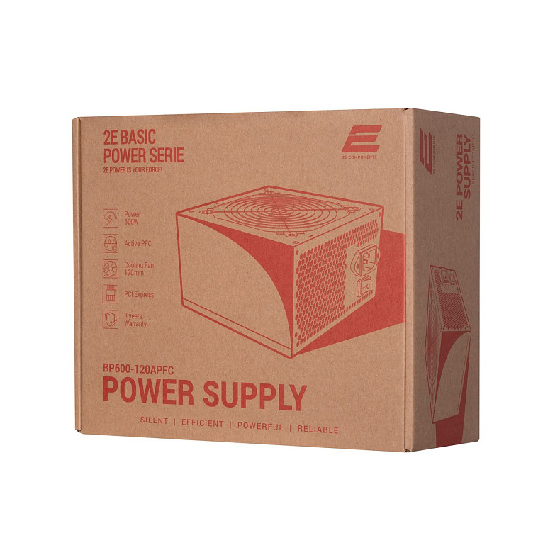 Блок живлення 2E BASIC POWER 600W (2E-BP600-120APFC)