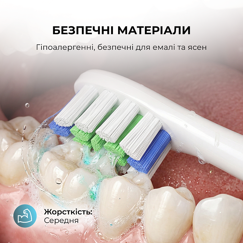Насадка Oclean Professional Clean Brush Head P1C1 W02 pcs White