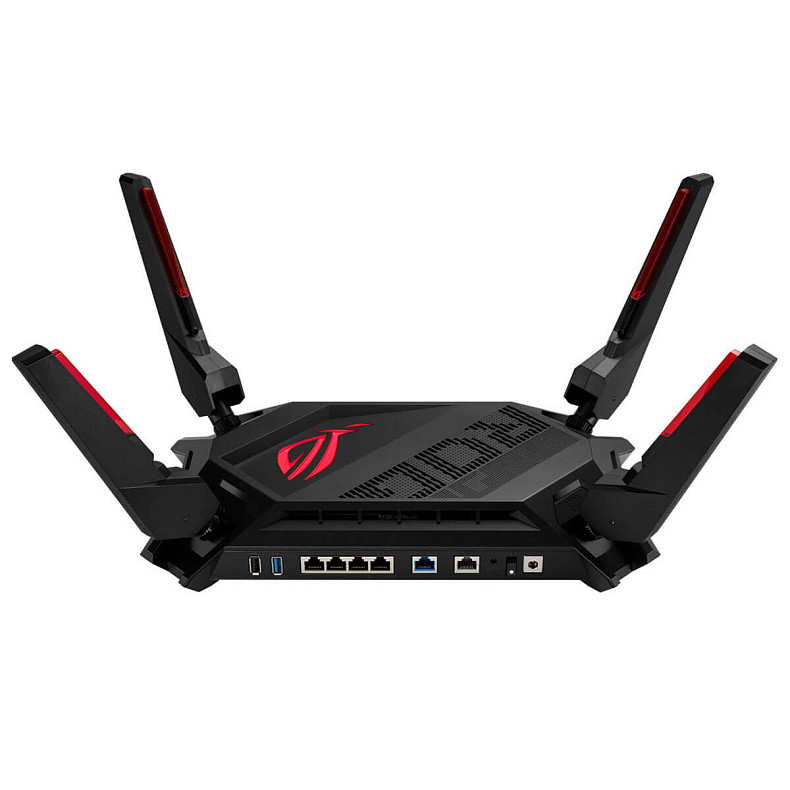 Wi-Fi Роутер ASUS GT-AX6000 4xGE LAN 1x2.5GE LAN 1x2.5GE WAN 1xUSB 3.1 1xUSB 2.0 MU-MIMO OFDMA MES