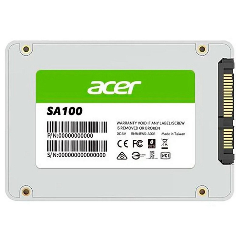 SSD накопитель Acer 240Gb SA100 SATA III 2.5" TLC