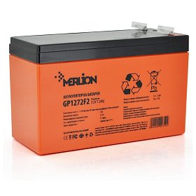 Акумуляторна батарея Merlion 12V 7.2AH Orange AGM (GP1272F2PREMIUM/02350)