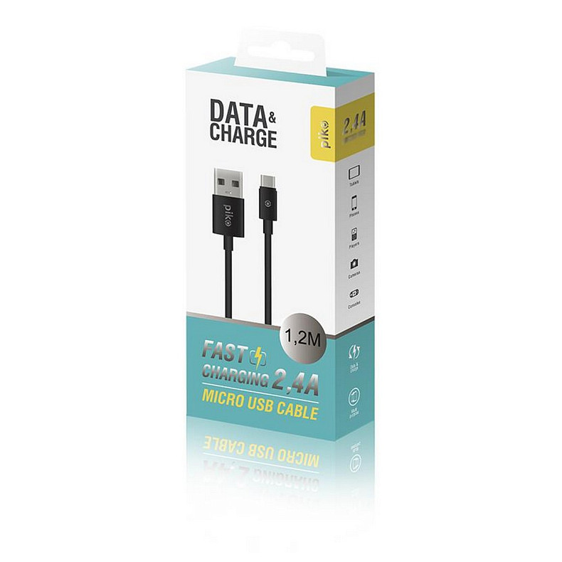 Кабель Piko CB-UM11 USB-microUSB 1.2м Black (1283126494918)