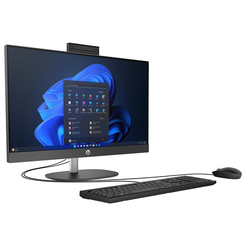 Моноблок HP 240-G10 23.8" FHD IPS AG, Intel i3-N300, 16GB, F512GB, UMA, WiFi,