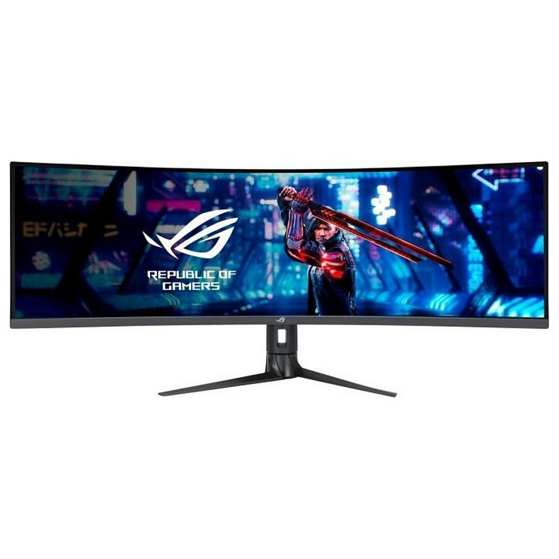 Монитор Asus 49&quot; ROG Strix XG49WCR HDMI, DP, USB-C, 2xUSB, RJ-45, MM, VA, 5120x1440, 32:9, 165Hz