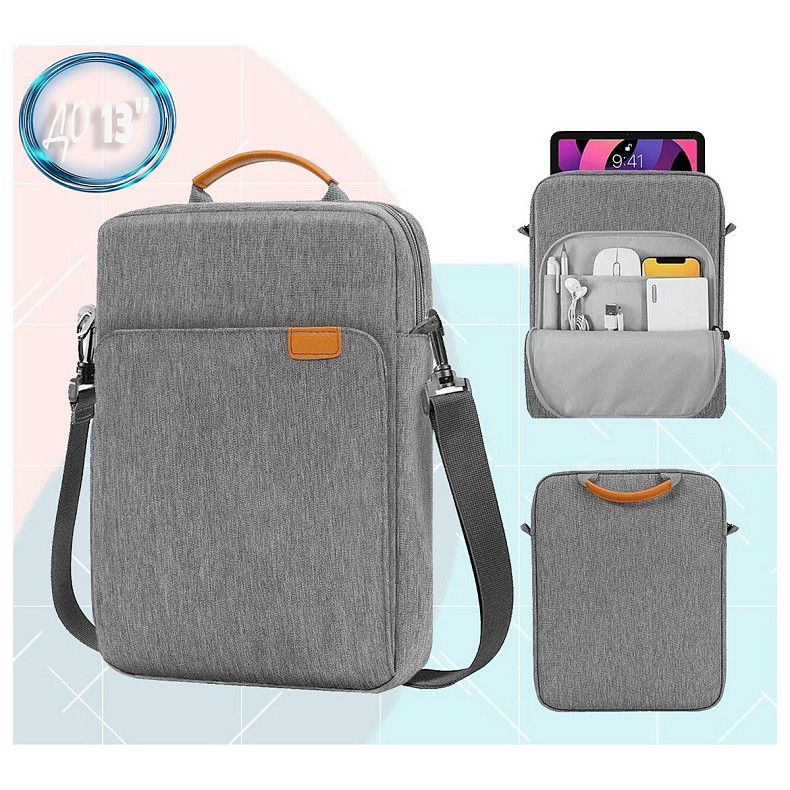 Сумка для ноутбука/планшета BeCover 13" Gray (711862)