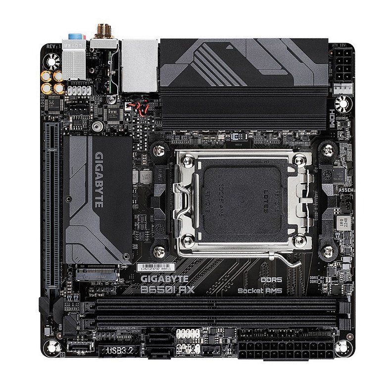 Материнська плата Gigabyte B650I AX Socket AM5