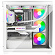 Корпус Xilence xilent gleam argb x818.w.argb, без БЖ ATX white