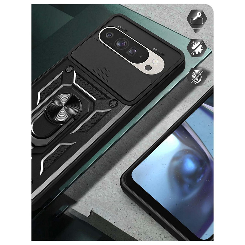 Чохол-накладка BeCover Military для Google Pixel 9 Pro Black (712186)