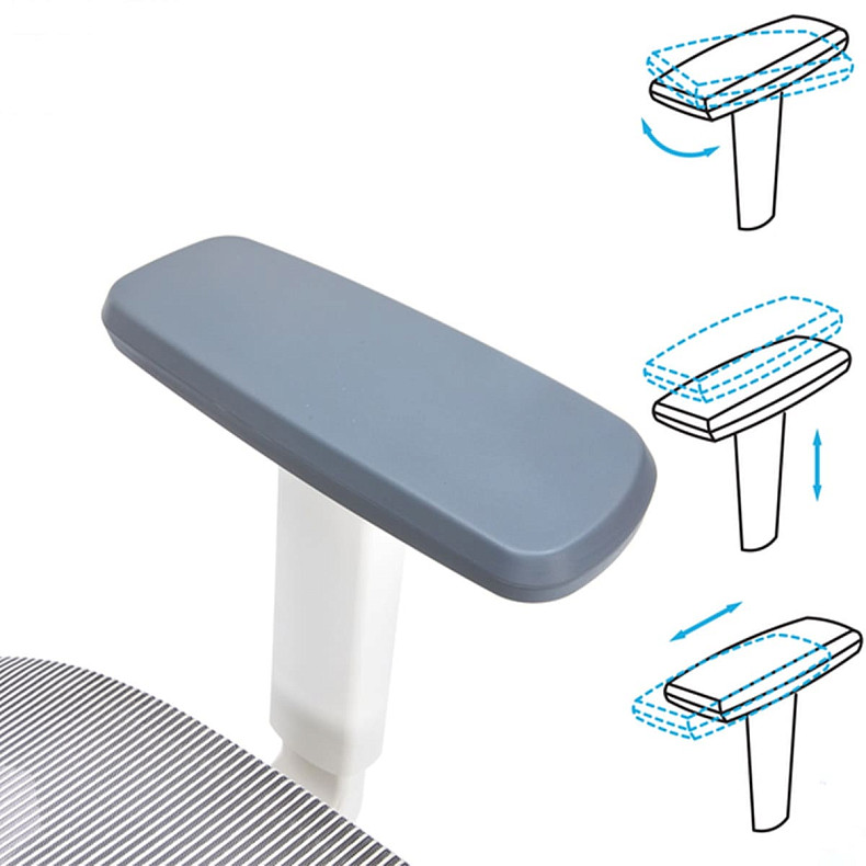 Крісло офісне OfficePro Elegant OC660-W-LG-LG