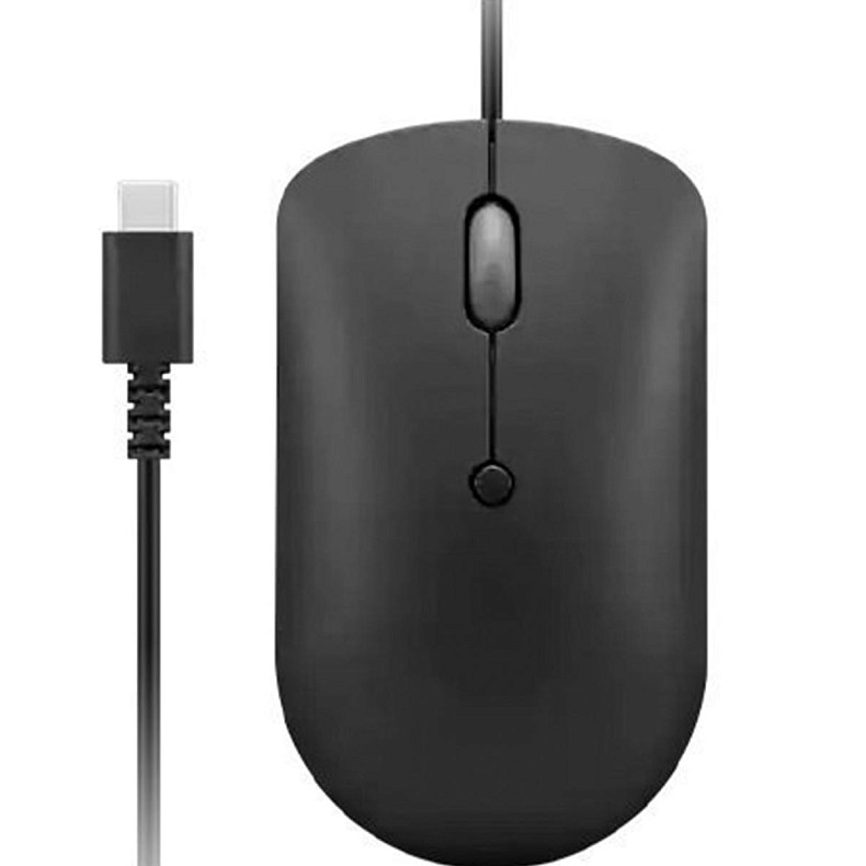 Мышь Lenovo 400 USB-C Wired Compact Mouse