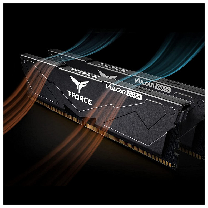 ОЗП Team 2x16GB 6000 MHz DDR5 T-Force Vulcan Black (FLBD532G6000HC38ADC01)