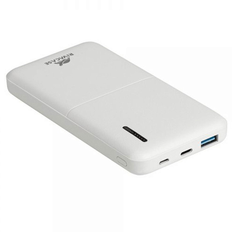 Универсальная мобильная батарея Rivacase Rivapower VA2531 QC3.0, PD3.0 18W 10000mAh White