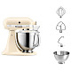 Кухонный комбайн KitchenAid Artisan 4,8 л 5KSM185PSEAC с откидным кремовым кремом.