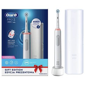 Зубна щітка BRAUN PRO3 3500 D505.513.3X WT Gift Edition