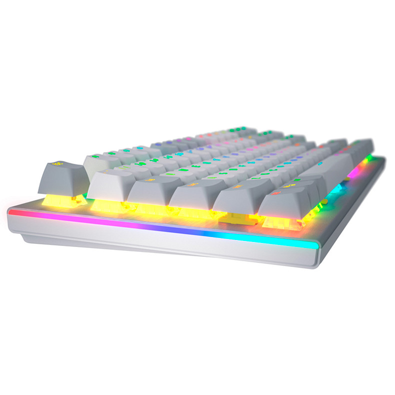 Клавіатура HATOR Gravity TKL orange (HTK561) white, US Layout