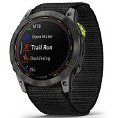 Спортивний годинник GARMIN Enduro 2 Sapphire Carbon Gray DLC Titanium with Black UltraFit Nylon Strap