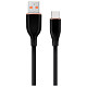 Кабель Cablexpert USB - USB Type-C (M/M), 2.1A, 1.5м, Black (CC-USB2S-AMCM-1.5M-BK)