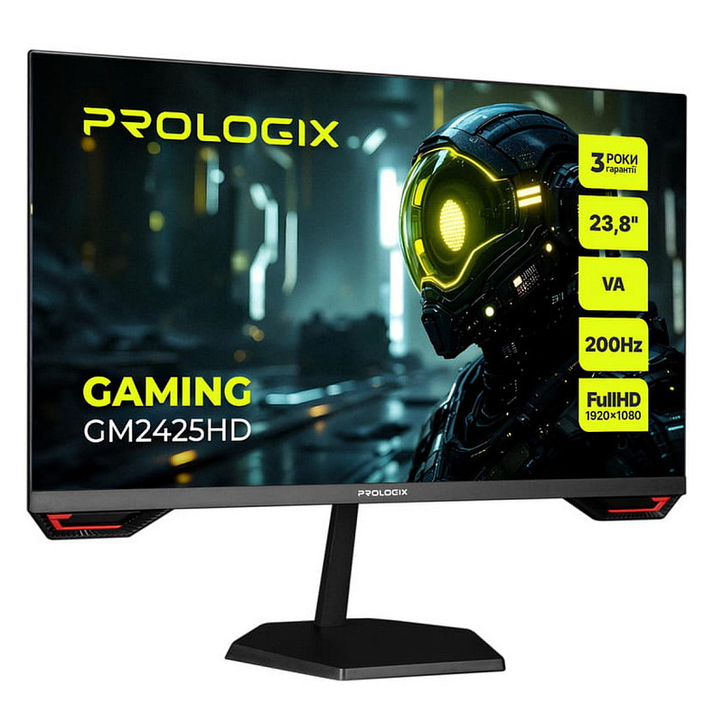 Монітор Prologix Gaming 23.8" GM2425HD VA Black 200Hz