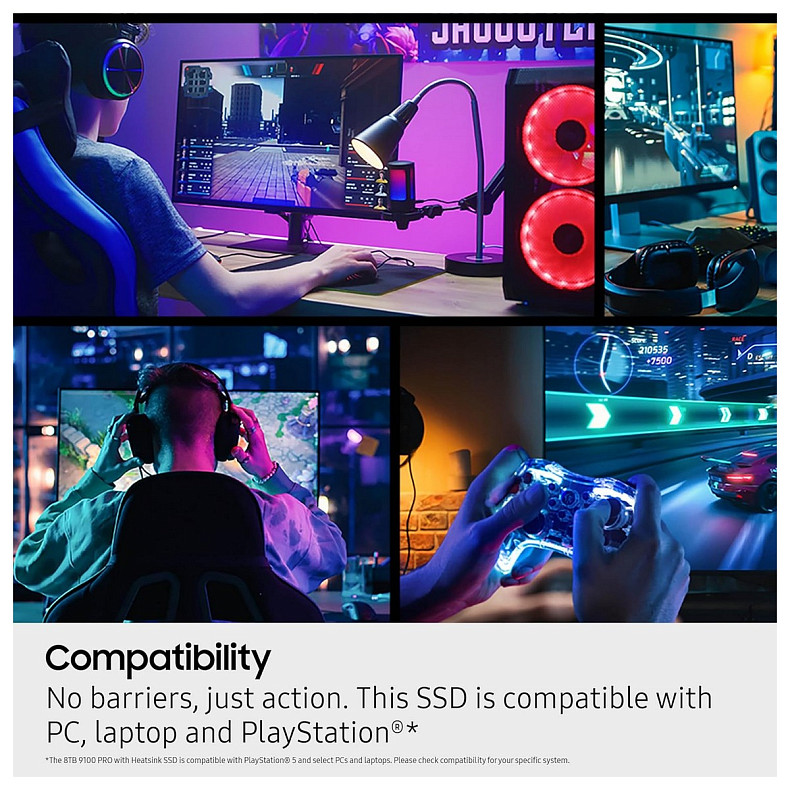 Накопитель SSD Samsung 9100PRO+ радиатор M.2 2TB PCIe 5.0