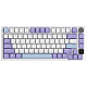 Клавіатура Ajazz AK820 PRO PRO 75% Gift Switch White RGB (AK820PRO-G-PWB)