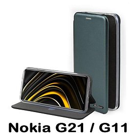 Чохол-книжка BeCover Exclusive для Nokia G21/G11 Dark Green (707916)