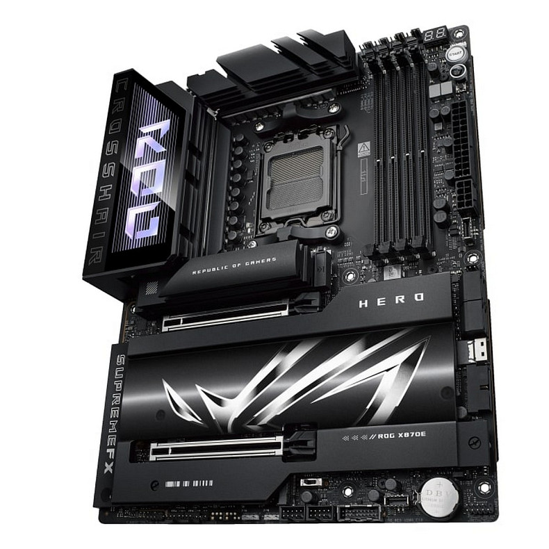 Материнская плата ASUS ROG CROSSHAIR X870E HERO sAM5 X870E 4xDDR5 M.2 HDMI WiFi BT ATX