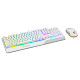 Комплект клавіатура та миша MSI Vigor GK30 COMBO WHITE UA USB, EN/UKR/RU, RGB, білий