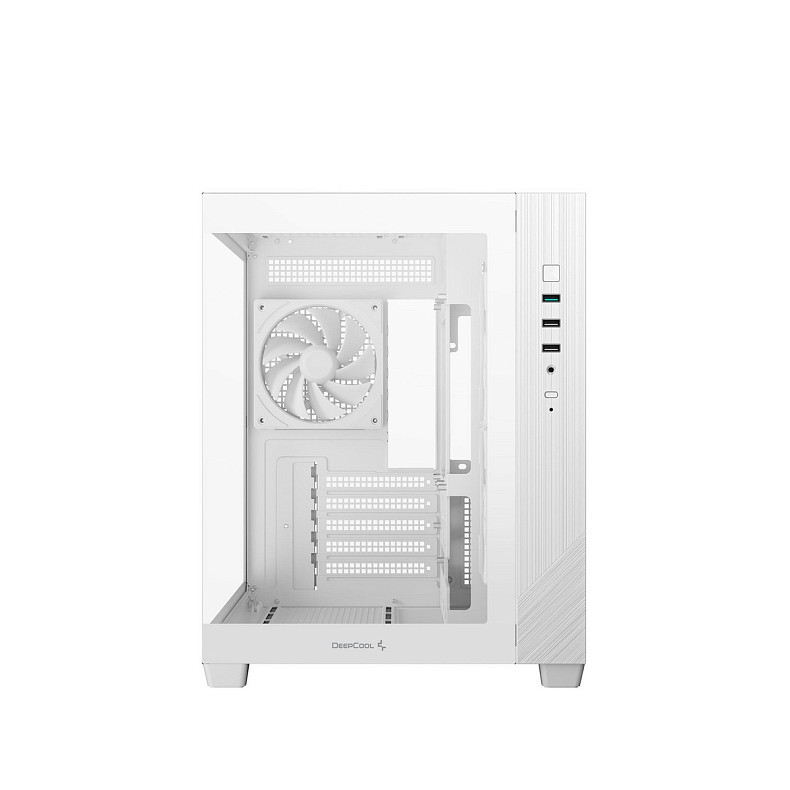 Корпус DeepCool CG330 3F White (R-CG330-WHNGM3-G) без БП