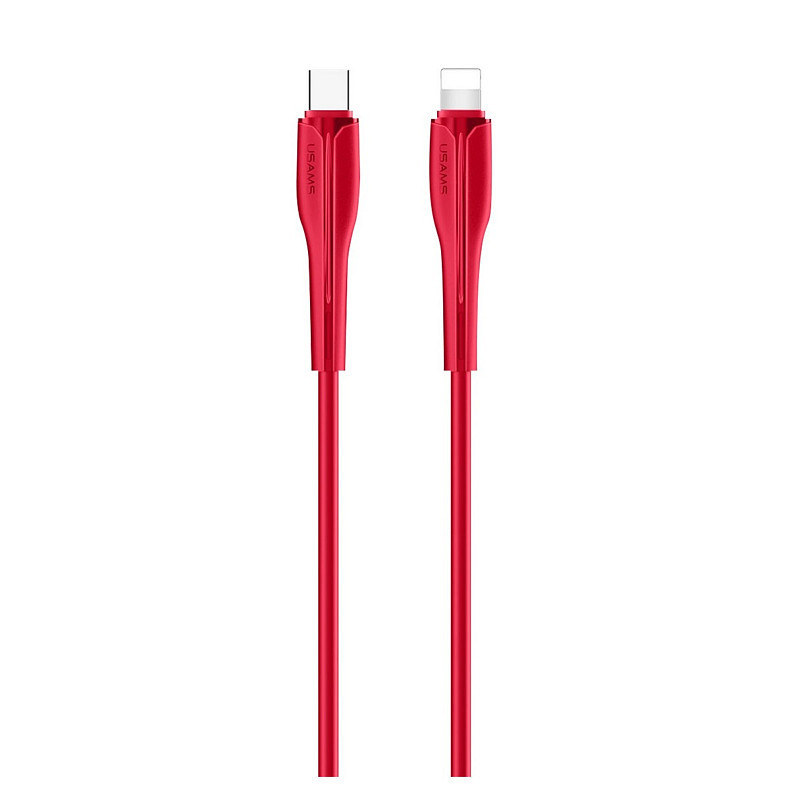 Кабель Usams US-SJ405 USB Type-C - Lightning, 1 м, Red (SJ405USB03)