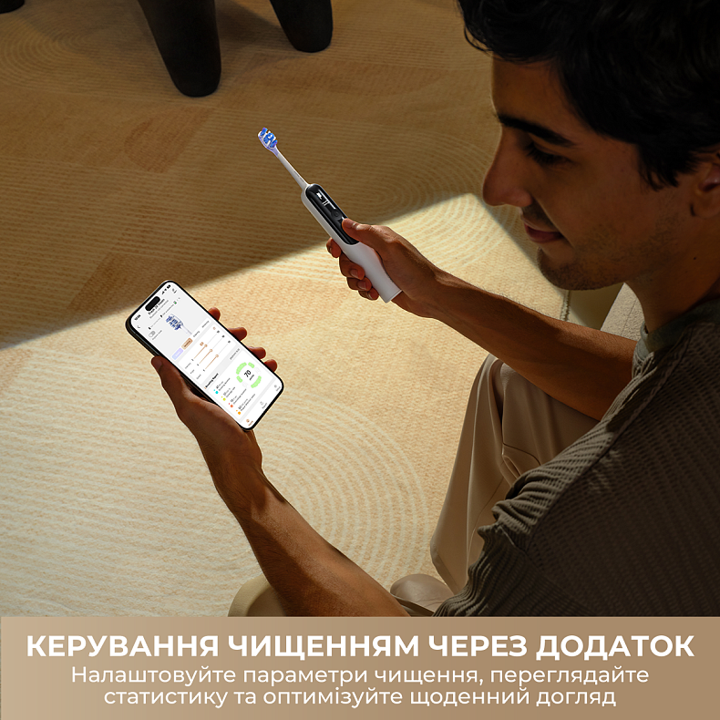 Електрична зубна щітка MOVA Fresh 20 Sensus-Black