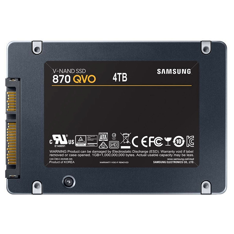 SSD диск Samsung 870 QVO 4ТB 2.5" SATAIII V-NAND MLC (MZ-77Q4T0BW)