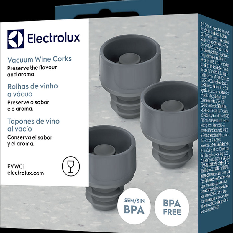 Вакуумний корок Electrolux EVWC1 для вин.пл. 3шт.