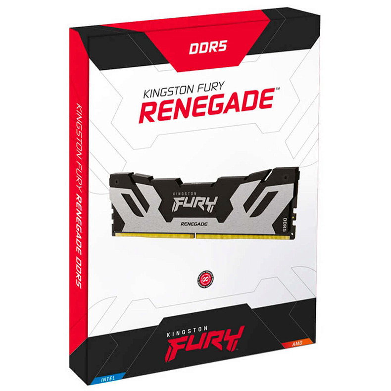 ОЗУ DDR5 2x24GB/6400 Kingston Fury Renegade Silver (KF564C32RSK2-48)