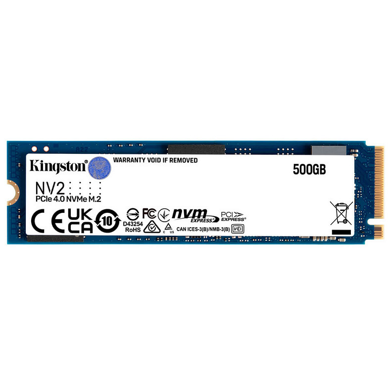SSD диск Kingston 500GB M.2 NVMe NV2 M.2 2280 SNV2S/500G)
