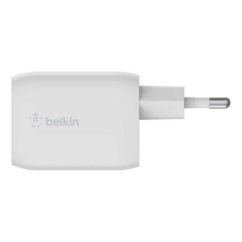 Зарядний пристрій мережевий Belkin 65Вт 2хUSB-С GAN PD PPS, білий